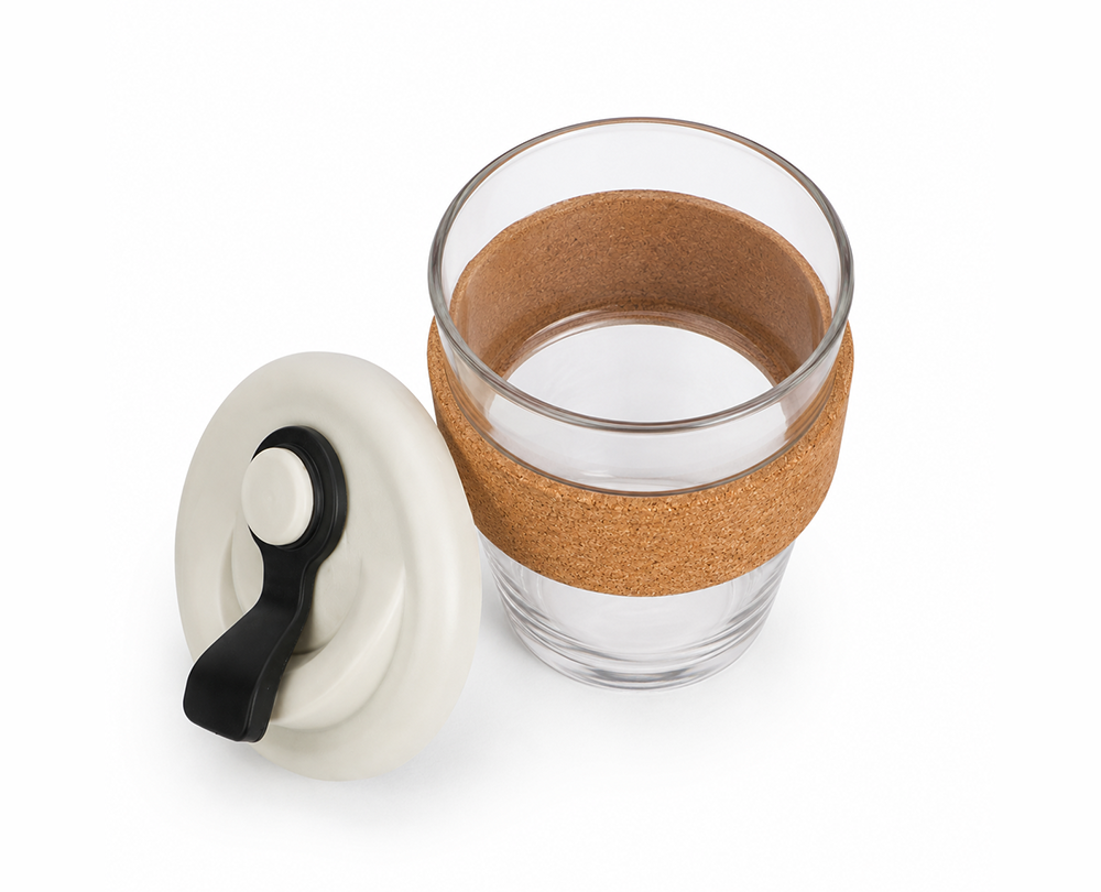 Borosilicate Mug with Cork Grip - Image 3
