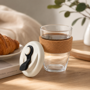Borosilicate Mug with Cork Grip