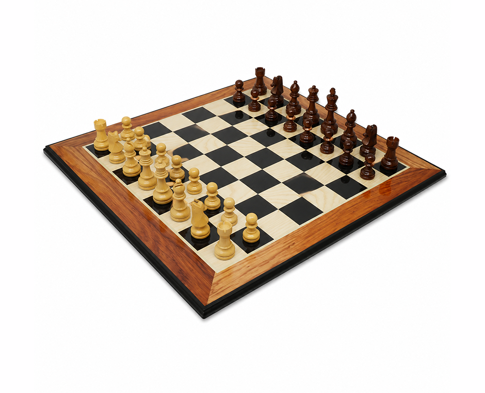 Mini Wooden chess - Image 4