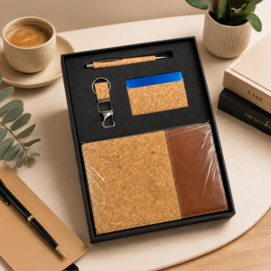 Dairy hamper  set of 4(cork dairy + pen + keychain +card holder)